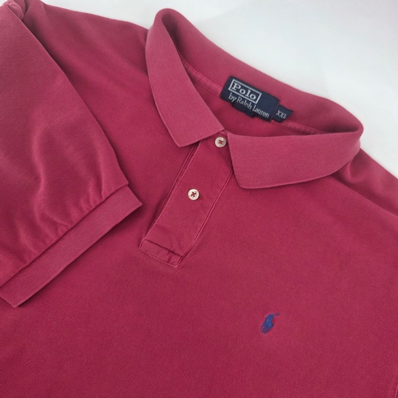 Polo Ralph Lauren Other - Polo Ralph Lauren Polo Shirt Mens XXL Heritage Pique Cotton Berry Pink Classic